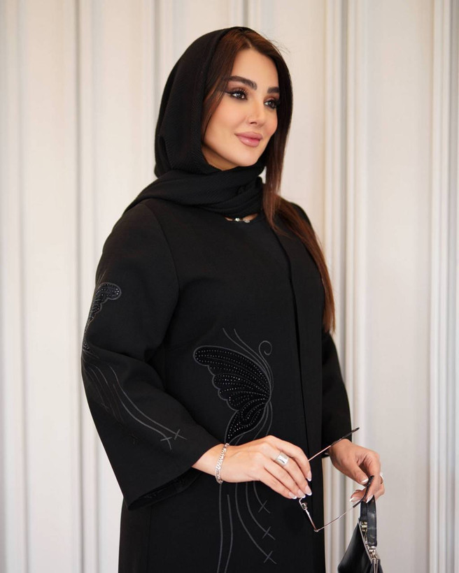 مانتو زنانه کرپ لمه مدل پروانه