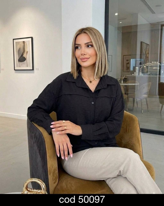 شومیز مشکی زنانه در سه مدل