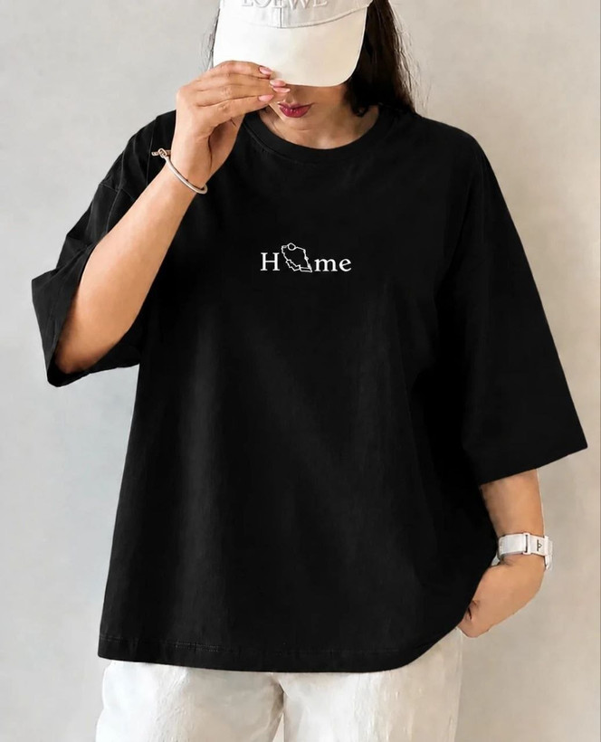 تیشرت باکسی home زنانه