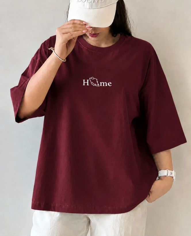 تیشرت باکسی home زنانه