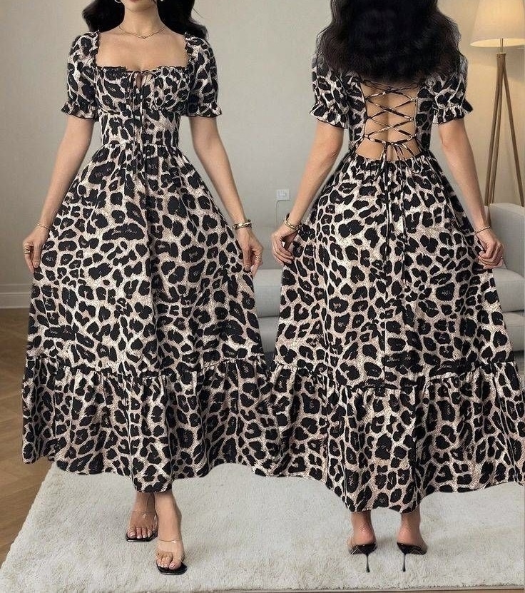 پیراهن زنانه پلنگی