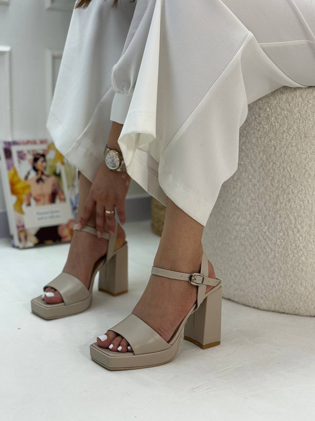 صندل لژدار زنانه مجلسی مات